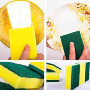 Dish Wash Scouring pad with sponge