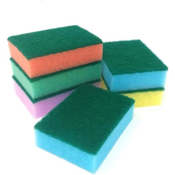 Dish Wash Scouring pad with sponge