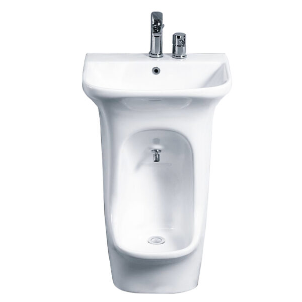 Free Standing Ablution Wash Basin 525x445x855MM - White (2812)