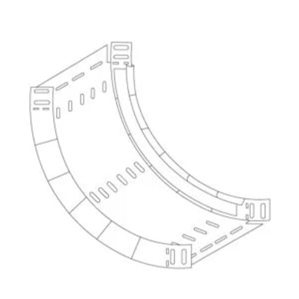 Delta 90 Degree inside riser (50mm side height)