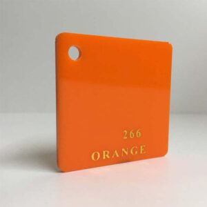 Acrylika Acrylic Sheet 266 Orange