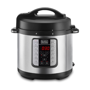 Black+Decker 6 Liters Smart Steam Pot Electric Pressure Cooker