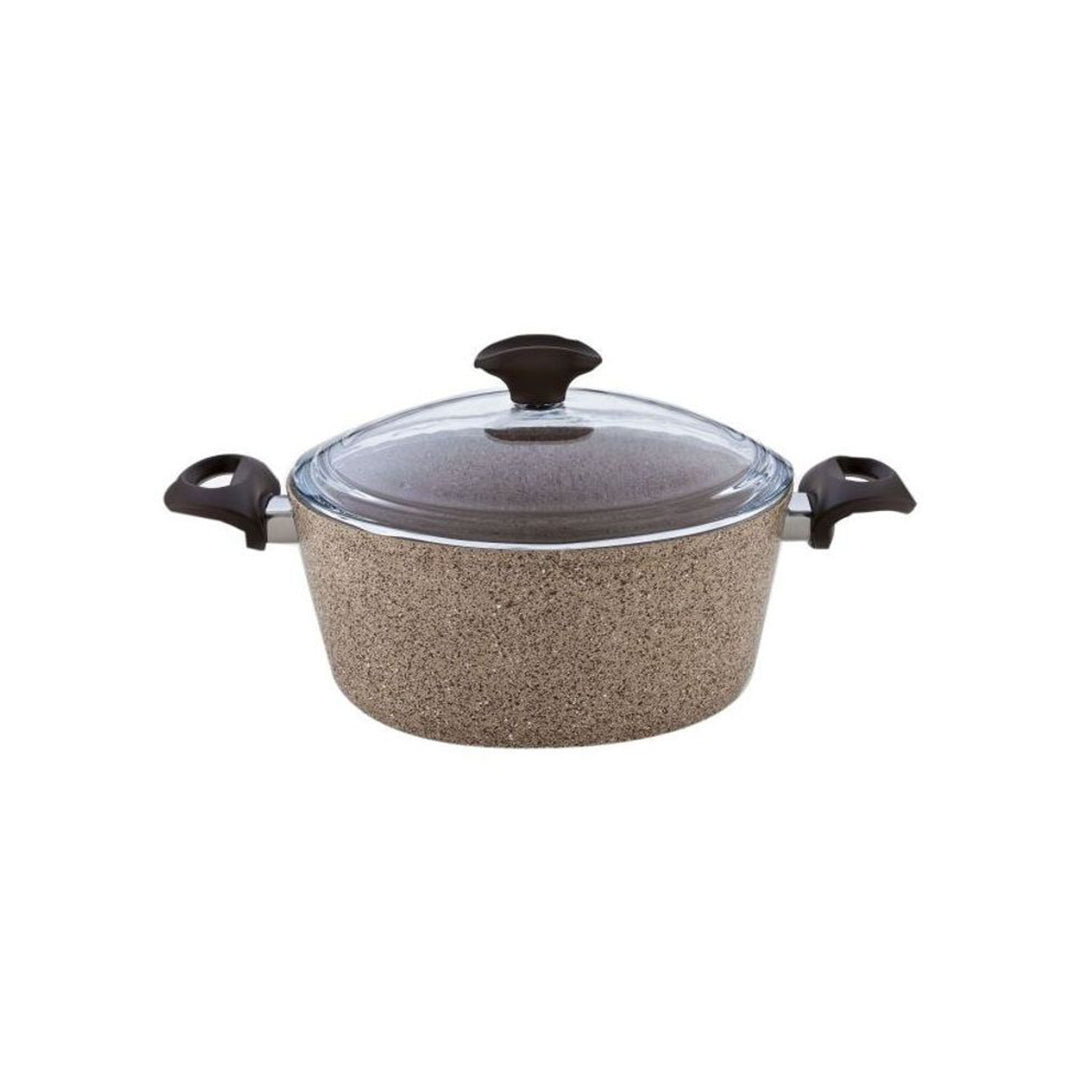 Falez 20 Cm Creamy Granite Casserole