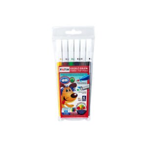 Fatih Fiber Tip Coloring Pens - 6 Colors