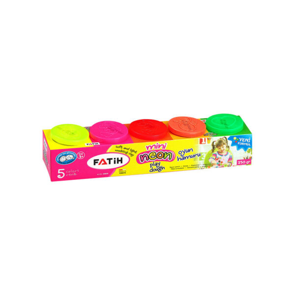 Fatih Neon Play Dough - Pack Of 5