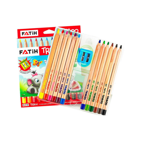 Fatih Triboo Coloured Pencils - 12 Colors