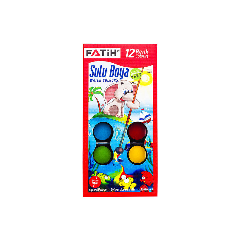 Fatih Water Colors - 12 Colors