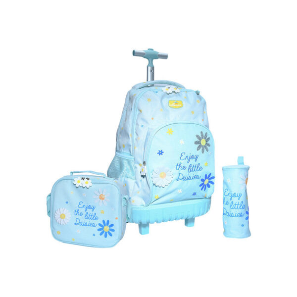 Jasminestar School Bag Trolley Set 15"