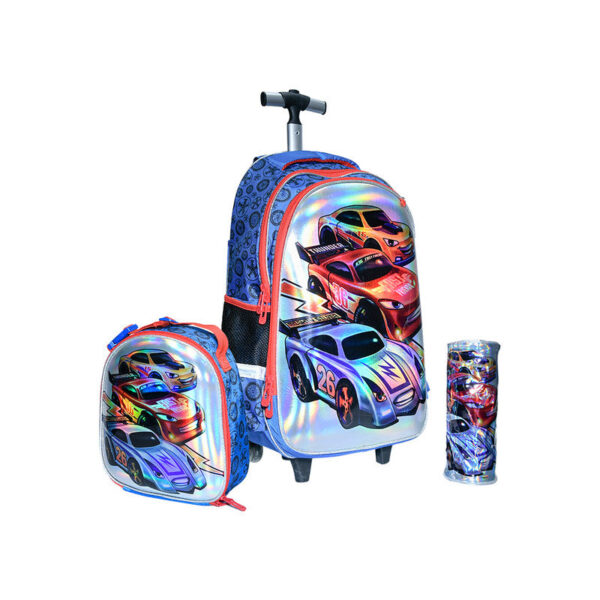 Jasminestar School Bag Trolley Set 19"