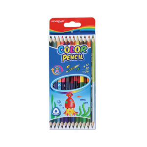 Keyroad Dou Tip Coloured Pencils - 12 Colors