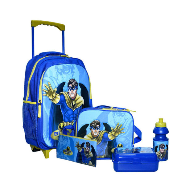 SBC School Bag Trolley Boys Set 17"