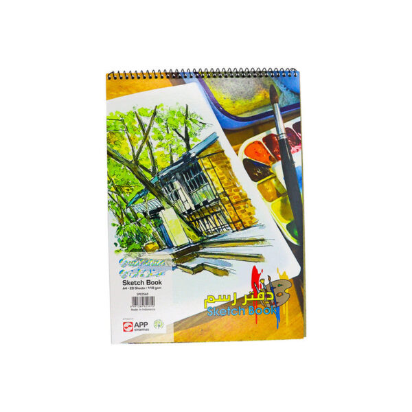 Sinar Sketch Book Spiral Top A4 20 Sheets