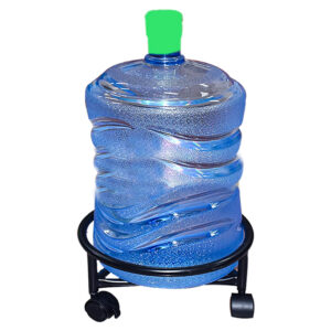 360° Wheeled Round Metal Mover Trolley