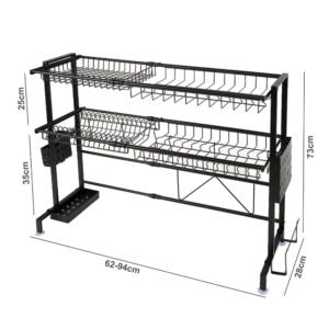 Adjustable Sink Dish Drying Rack