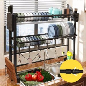 Adjustable Sink Dish Drying Rack