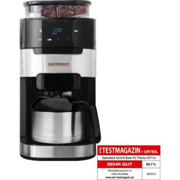 Gastroback Grind & Brew Pro Thermo Coffee Machine