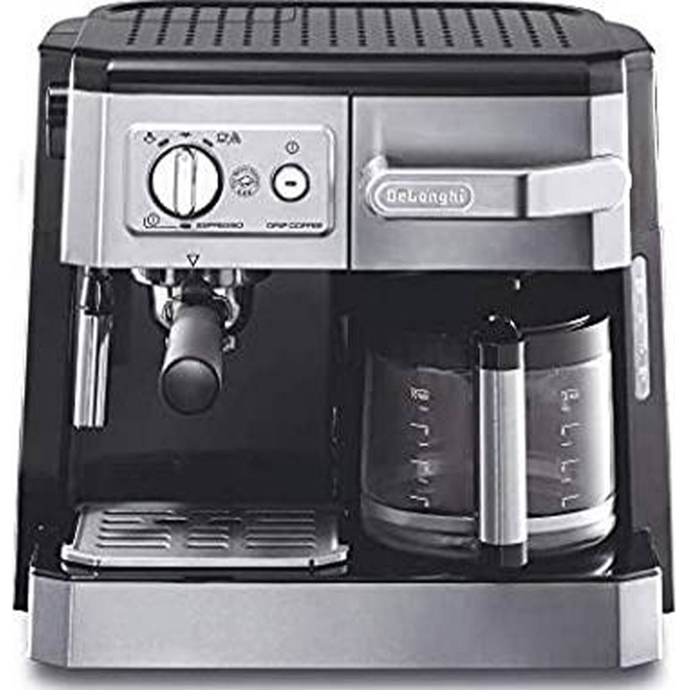 De'Longhi Combi Espresso And Filter Coffee Machine Version Silver