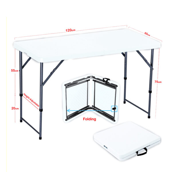 Durable Foldable Rectangle Table