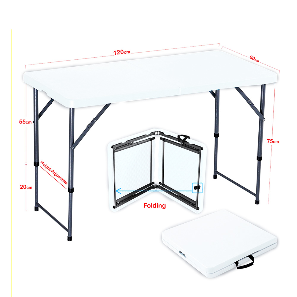 Durable Foldable Rectangle Table