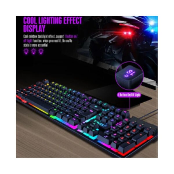 Thunder Wolf TF200 Gaming Wired USB Keyboard And Mouse Set