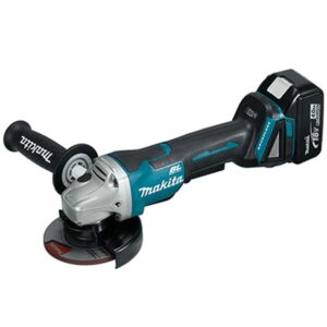 Makita Cordless Angle Grinder 115mm | (18V Li-Ion) Brushless Motor, Paddle Switch