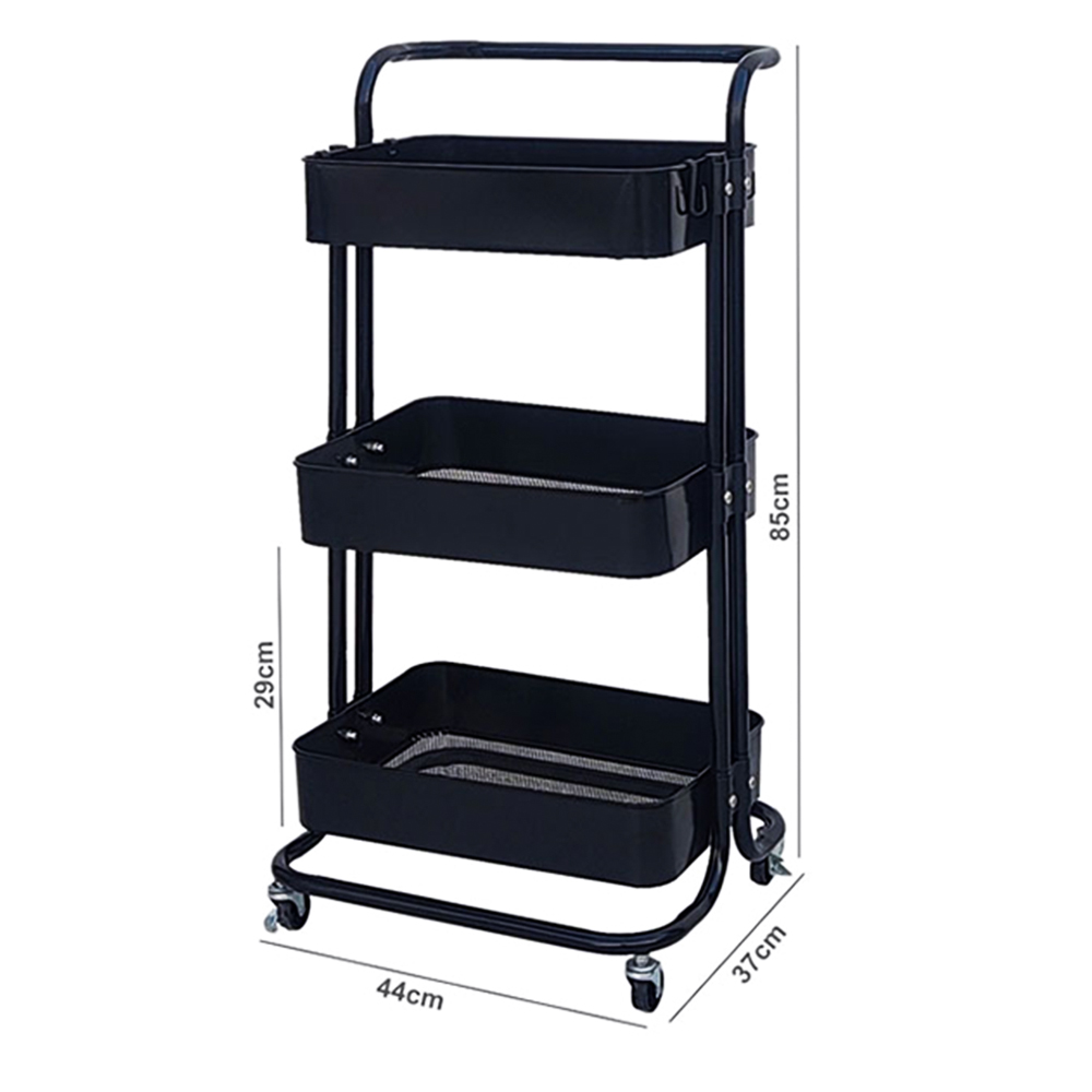 Metal 3 Tier Multi-Purpose Organizer Kitchen Rack