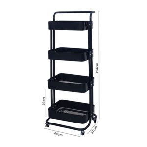 Metal 4 Tier Multi-Purpose Organizer Kitchen Rack