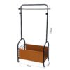 Moveable Coat Hanger & Clothes Storage Rack