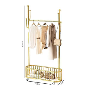 Moveable Coat Hanger & Clothes Storage Rack