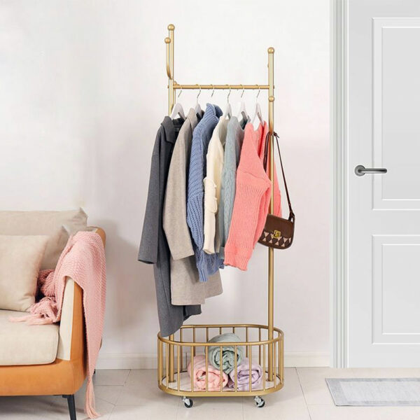 Moveable Coat Hanger & Clothes Storage Rack