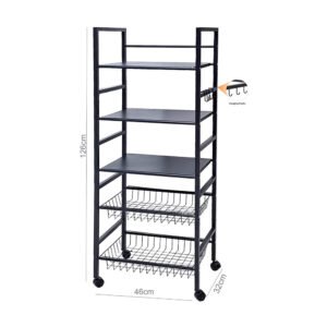 Multifunctional Kitchen Rolling Organizer Rack