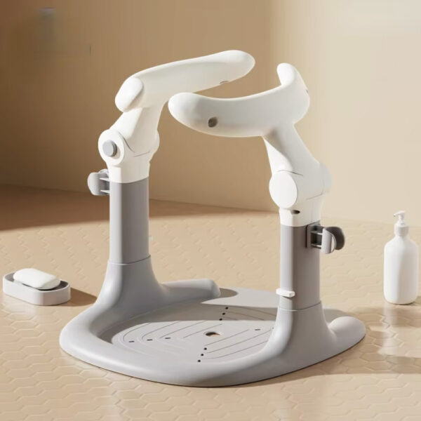 Non-Slip Plastic Standing Baby Bath Shower Stand