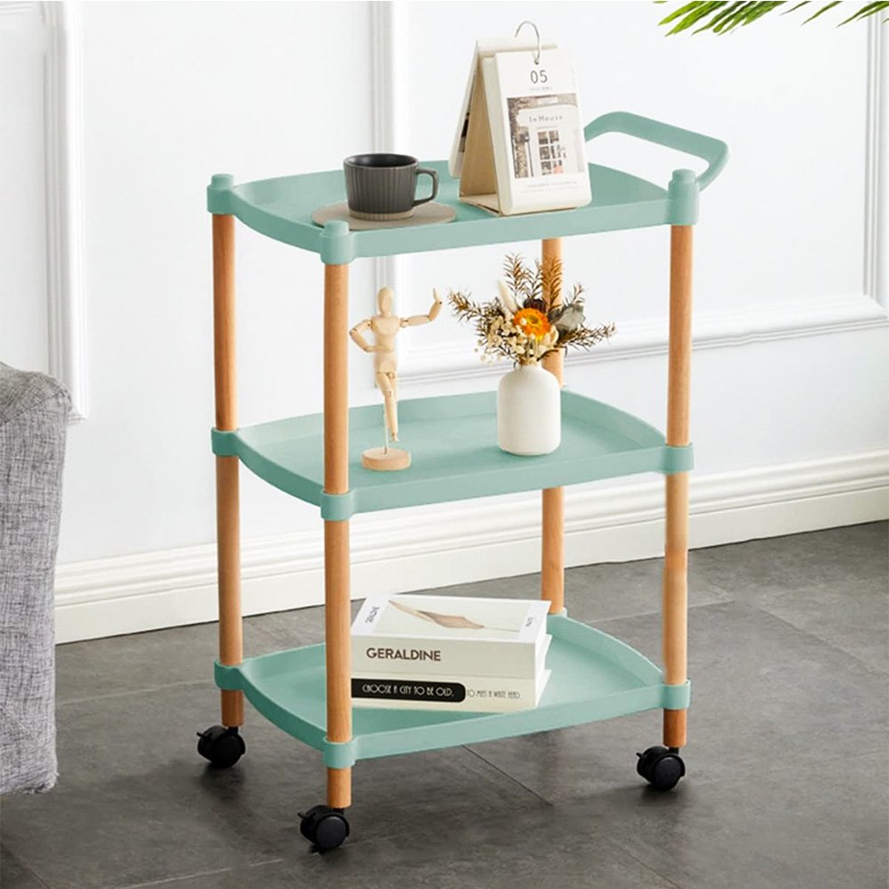 Sofa Side Coffee Table & Serving Trolley