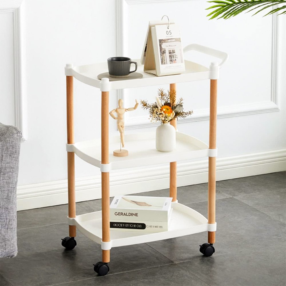 Sofa Side Coffee Table & Serving Trolley