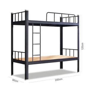 Steel Frame Bunk Bed Double Beds for Adults