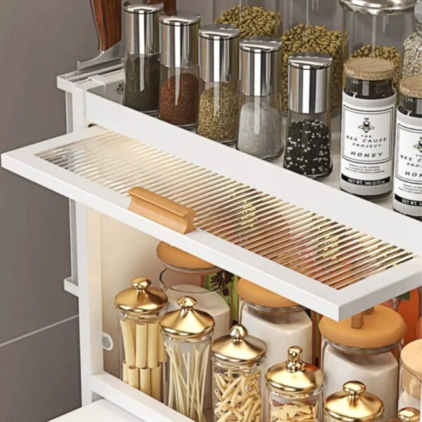 Transparent Cabinet Kitchen Storage Rack