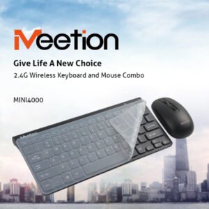 Meetion MT-MINI4000 Wireless Keyboard And Mouse Combo Black