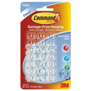 3M Command Clear Decorating Clips