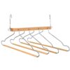 5Five Wood 4-Shirt-Pant Hanger