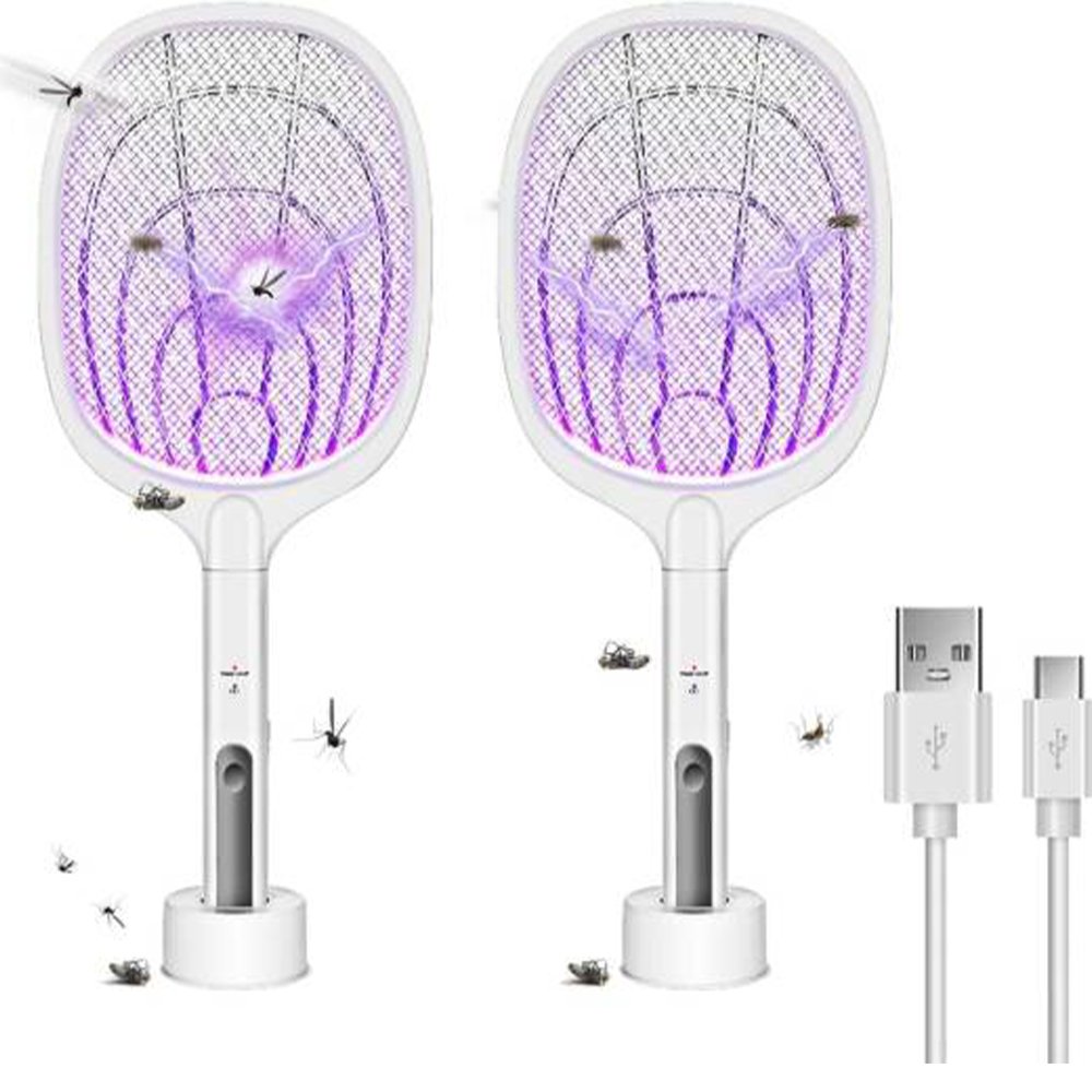 Bug Zapper USB Rechargeable Mosquito Killer Racket