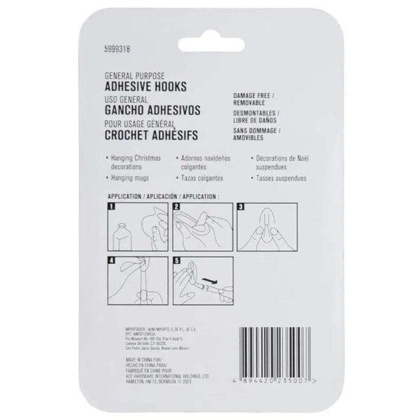 Convenient Adhesive Hook Set