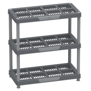 Cosmoplast Plastic 3-Tier Shelving