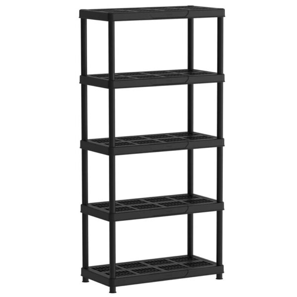 Cosmoplast Plastic 5-Tier Shelving Rack