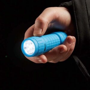 Diall LED Torch W-Battery - LIGHT BLUE