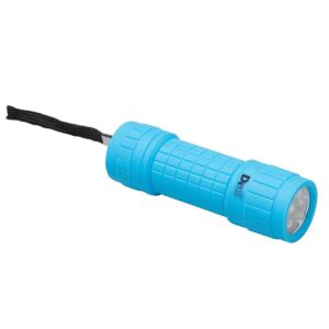 Diall LED Torch W-Battery - LIGHT BLUE