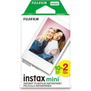 Fujifilm Instax Mini Instant Film Twin Pack (White)