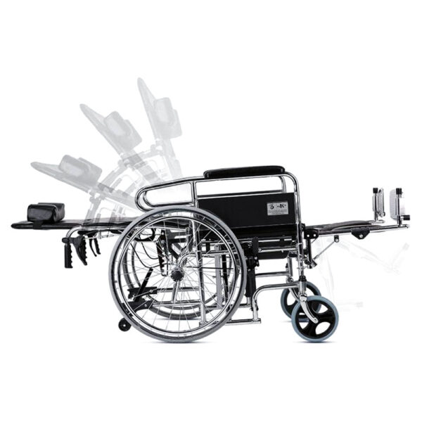 Full-Lying Foldable Wheelchair