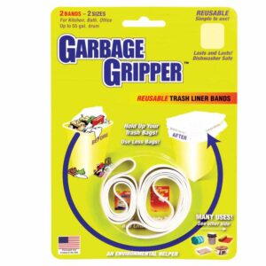 Garbage Gripper Reusable Trash Liner Bands