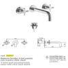 3 Holes Deck mounted Basin mixer