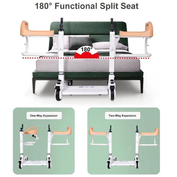 Multifunction Patient Transfer Wheelchair